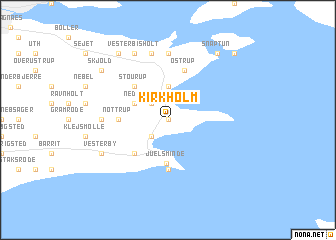 map of Kirkholm