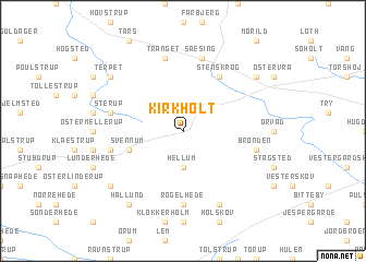 map of Kirkholt