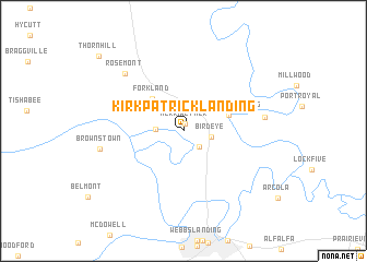 map of Kirkpatrick Landing
