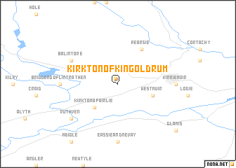 map of Kirkton of Kingoldrum