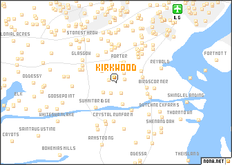map of Kirkwood
