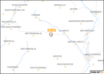 map of Kirk