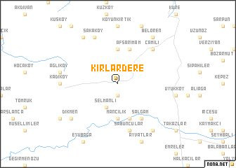 map of Kırlardere