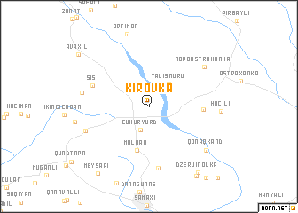 map of Kirovka