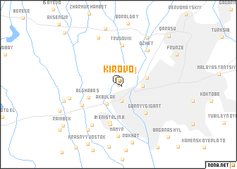 map of Kirovo