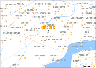 map of Kirpāla