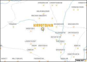 map of Kirpotovka