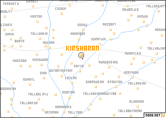 map of Kir Sharān