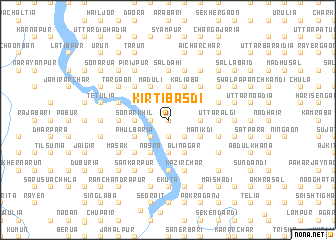 map of Kirtibāsdi