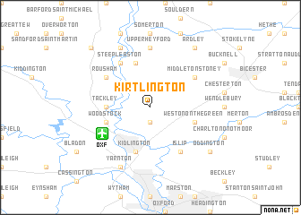 map of Kirtlington