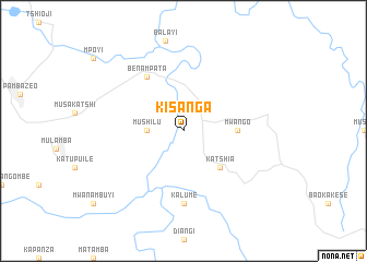map of Kisanga
