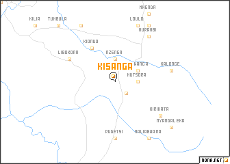 map of Kisanga
