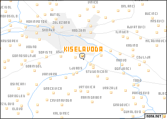 map of (( Kisela Voda ))