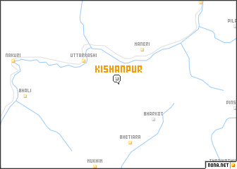 map of Kishanpur