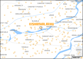 map of Kishanwāla Khu