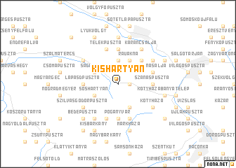 map of Kishartyán