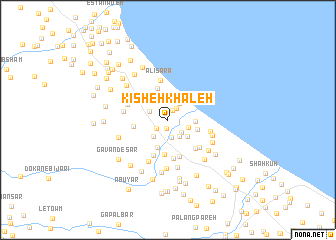 map of Kīsheh Khāleh