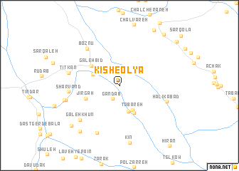 map of Kīsh-e ‘Olyā