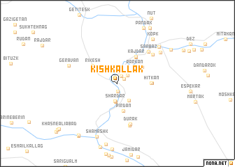 map of Kīshkallak