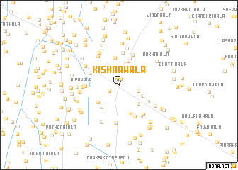map of Kishnawāla