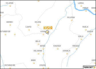 map of Kisia