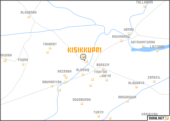 map of Kīsīk Kūprī