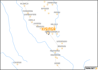 map of Kisinga