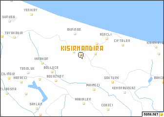 map of Kısırmandıra