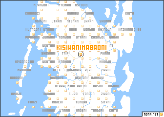 map of Kisiwani Mabaoni