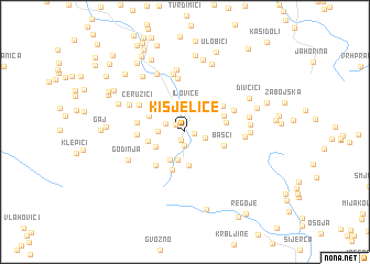 map of Kisjelice