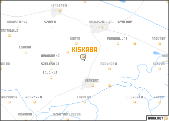 map of Kiskaba