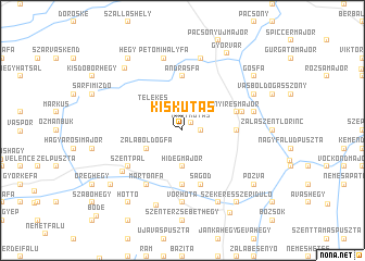 map of Kiskutas