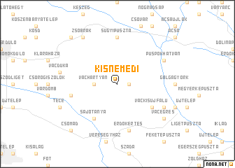 map of Kisnémedi