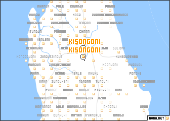 map of Kisongoni