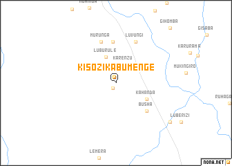 map of Kisozi-Kabumenge