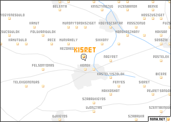 map of Kisrét