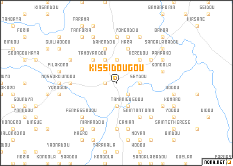 map of Kissidougou