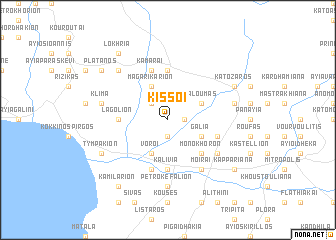 map of Kissoí