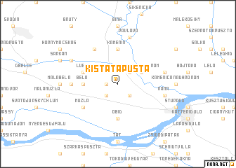 map of Kistata Pusta