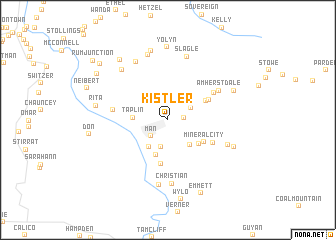 map of Kistler