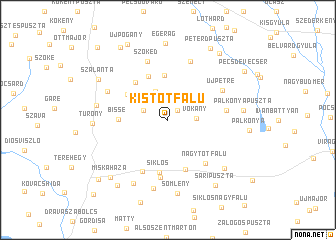 map of Kistótfalu