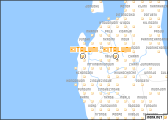 map of Kitaluni