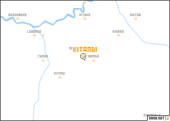 map of Kitandi