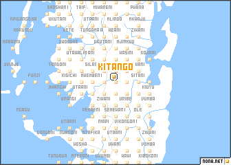 map of Kitango