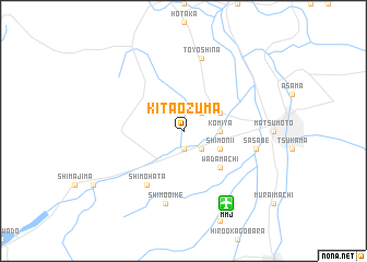 map of Kita-ōzuma