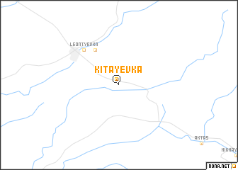 map of Kitayevka