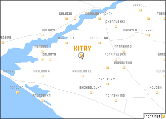 map of Kitay