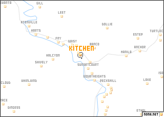 map of Kitchen