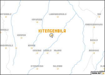 map of Kitenge-Mbila