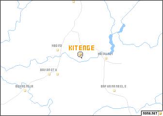 map of Kitenge